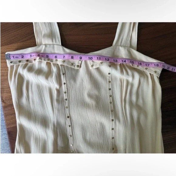 Vintage Yellow Cottage/Fairy Maxi Dress - Picture 6 of 9